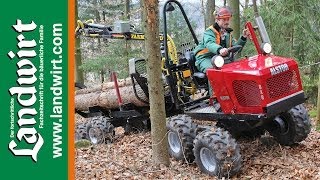 Alstor 8x8  Kompakter Forwarder für extremes Gelände [upl. by Lazar]