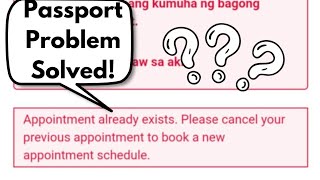 How to fix Appointment Already Exist Passport Problem [upl. by Azal199]