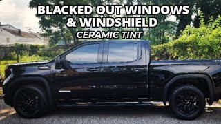 Ceramic Tint 2024 GMC Sierra 1500 Elevation amp BDS Lift Kit Update [upl. by Kulda]