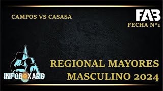 ROMAN CAMPOS VS TOMAS CASASA CATEGORIA 64KG REGIONAL MAYORES MASCULINO FAB FECHA 1 [upl. by Pan401]