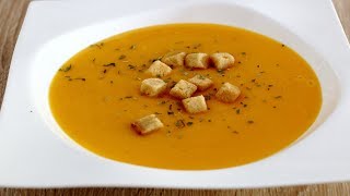 CREMA DE CALABAZA  ZANAHORIA Y CURRY 🍵🍵 [upl. by Drazze]