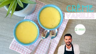 Crème à la vanille inratable amp faite en 2 min de Cyril Lignac TousEnCuisine  Léa cooking [upl. by Weber]