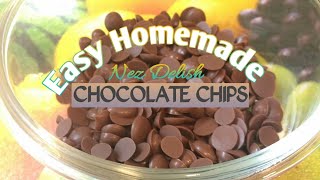 DO IT YOURSELF  Chocolate chips  NezDelish [upl. by Annoit622]