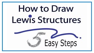 How to Draw Lewis Structures Five Easy Steps [upl. by Garin365]