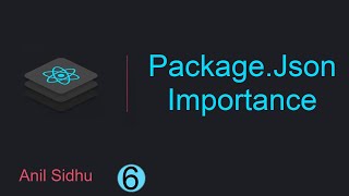 React tutorial for beginners 6 Package json file in detail [upl. by Thia]