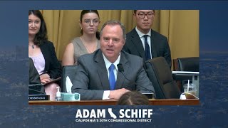 Adam Schiff Slams House Republicans for AntiJustice Antics at Merrick Garland Hearing [upl. by Sidnarb]