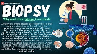 Biopsy 101 Types Importance amp What You Need to Know for Diagnosis biopsy theradiology5817 [upl. by Lleze]