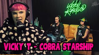 Vicky T  Cobra Starship Interview  touring music career film working for Britney Spears [upl. by Buzzell614]