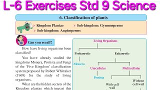 L6 Classification of plants  Exercises  Std 9 Science  Maharashtra board [upl. by Logan]