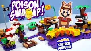 LEGO Super Mario Wigglers Poison Swamp Expansion Sets Review 2021 [upl. by Idihc]