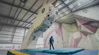 Free Soloing Highest Indoor Boulder in The UK with heart rate monitor [upl. by Nylodnewg]