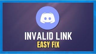 How To Fix Invalid Invite On Discord PC  Full Guide [upl. by Sigismond538]