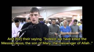 Fatih Seferagic  Surah An Nisa 155  160 with subtitles [upl. by Charla]