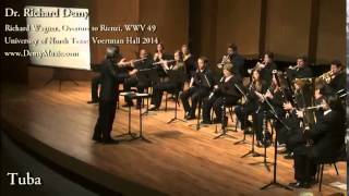 Dr Richard Demy Overture to Rienzi Richard Wagner on Ophicleide Tuba and Euphonium [upl. by Florri]