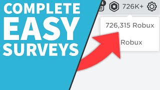 COMPLETE EASY SURVEYS FOR ROBUX 2020 ROCashcom [upl. by Atreb]