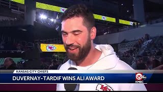 Laurent DuvernayTardif named ESPYs Muhammad Ali Humanitarian award winner [upl. by Haneekas]