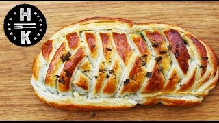 Stilton mushroom spinach and brandy Wellington [upl. by Halden]