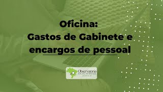 Oficina Gastos de gabinete e encargos com pessoal [upl. by Eeluj]