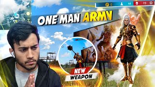 DIWALI SPECIAL🔥 OP AWM SOLO VS SQUAD GAMEPLAY WITH NEW BUNDLE  Free Fire Max [upl. by Akcimehs650]