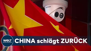 STREIT UM MENSCHENRECHTE China verhängt Sanktionen gegen Politiker aus USA und Kanada [upl. by Jamila]