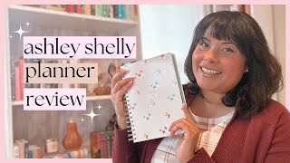 Planner Review  Ashley Shelly Vertical Weekly Planner  2024 [upl. by Nelubez996]