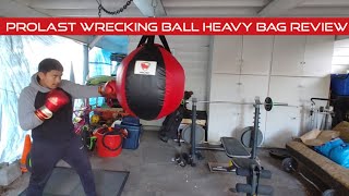 Prolast 65lb wrecking ball heavy bag review [upl. by Huff]