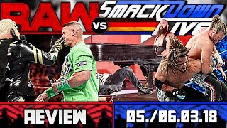 WWE RAW vs SmackDown Review  KREATIVITÄT PUR  05060318 DeutschGerman [upl. by Alinoel]