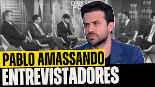 PABLO MARÇAL AMASSANDO JORNALISTAS LACRADORES EM ENTREVISTA [upl. by Edivad]