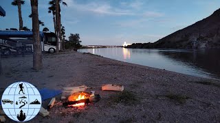 Camping at the Colorado River Grilling Steak and Corn Swimming [upl. by Malik]