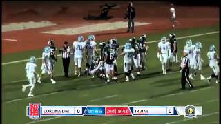 Corona del Mar scores on the QB keeper Chase Garbers spins to get in for the TD [upl. by Tye197]