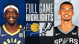 PACERS at SPURS  FULL GAME HIGHLIGHTS  March 3 2024 [upl. by Rock943]