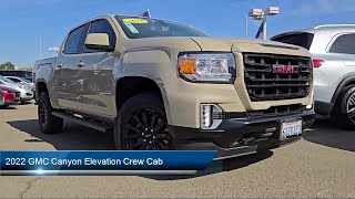 2022 GMC Canyon Elevation Crew Cab Tracy Modesto Manteca Stockton Antioch Brentwood [upl. by Aihpled]