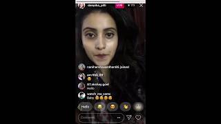 Deepika Pilli New Instagram Live Video [upl. by Ahiel]