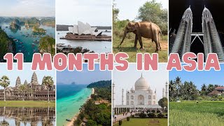 11 Months Backpacking Around Asia Recap Faves Ups amp Downs Memories amp Advice [upl. by Ientirb103]