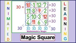 How to create a Magic square  magic square trick  magic tricks  Shortcut world in Online CSK [upl. by Ranee64]