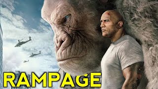 Rampage 2018 Film Explained in HindiUrdu  The Rock SciFi Action Movie Rampage [upl. by Oiramej]