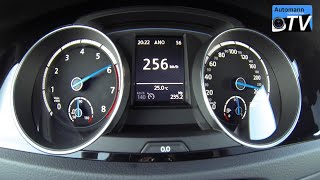 2015 Volkswagen Golf 7 R 300hp  0257 kmh acceleration 1080p [upl. by Nilya]