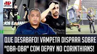 quotOLHA PRA TABELA MERMÃO É MUITO OBAOBA com o Depay mas o Corinthians estáquot Vampeta DESABAFA [upl. by Zerdna258]