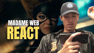 React Madame Web Official Trailer 2024 🕷️ Sydney Sweeney sebagai Spider Woman LESSGOO SIAAA [upl. by Nobie]