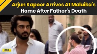 Malaika Arora Father Death Arjun Kapoor Arrives At Malaika’s Home After Her Father’s Tragic Death [upl. by Ylelhsa]