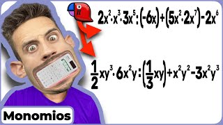 ✅👉¿Cómo MULTIPLICAR MONOMIOS con DIFERENTES GRADOS en OPERACIONES COMBINADAS R910 [upl. by Irak557]