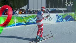 Zurbriggen  Alpine Skiing  Mens Super Combined  Vancouver 2010 Winter Olympic Games [upl. by Nibas564]