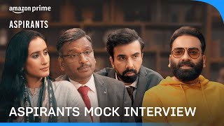 Aspirants and PleaseSitDown mock interview with AnubhavSinghBassi  Prime Video India [upl. by Safoelc]