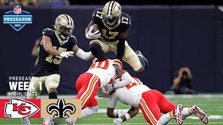 Kansas City Chiefs vs New Orleans Saints  2023 Preseason Week 1 Game Highlights [upl. by Eillam]