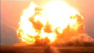 Giant fireworks explosion 20 shipping container [upl. by Llenrad966]