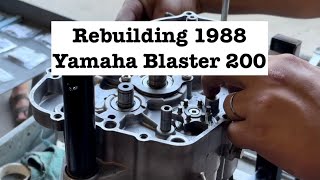 Yamaha Blaster 200  Engine Rebuild [upl. by Zetrac]