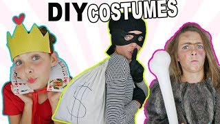 DIY Halloween Costumes  Last Minute Easy Crafts For Kids [upl. by Cinnamon149]