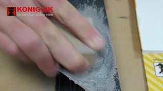 Konig UK Anthracite Grey Aluminium Repair Demonstration [upl. by Steep]