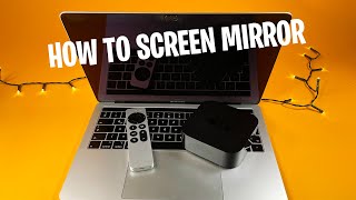 Apple TV 4K MacBook Pro  MacBook Screen Mirroring Apple TV 4K 2021 [upl. by Balcer546]