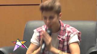 Justin say Sawasdee Krub to Thai fans [upl. by Apgar867]